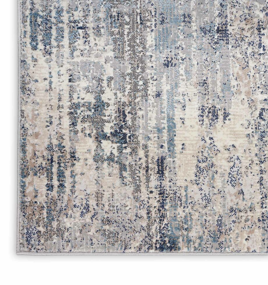 Calvin Klein rug Infinity CK022 IFN04 IVGBL IVORY GREY BLUE 5x7 099446079268 CRW
