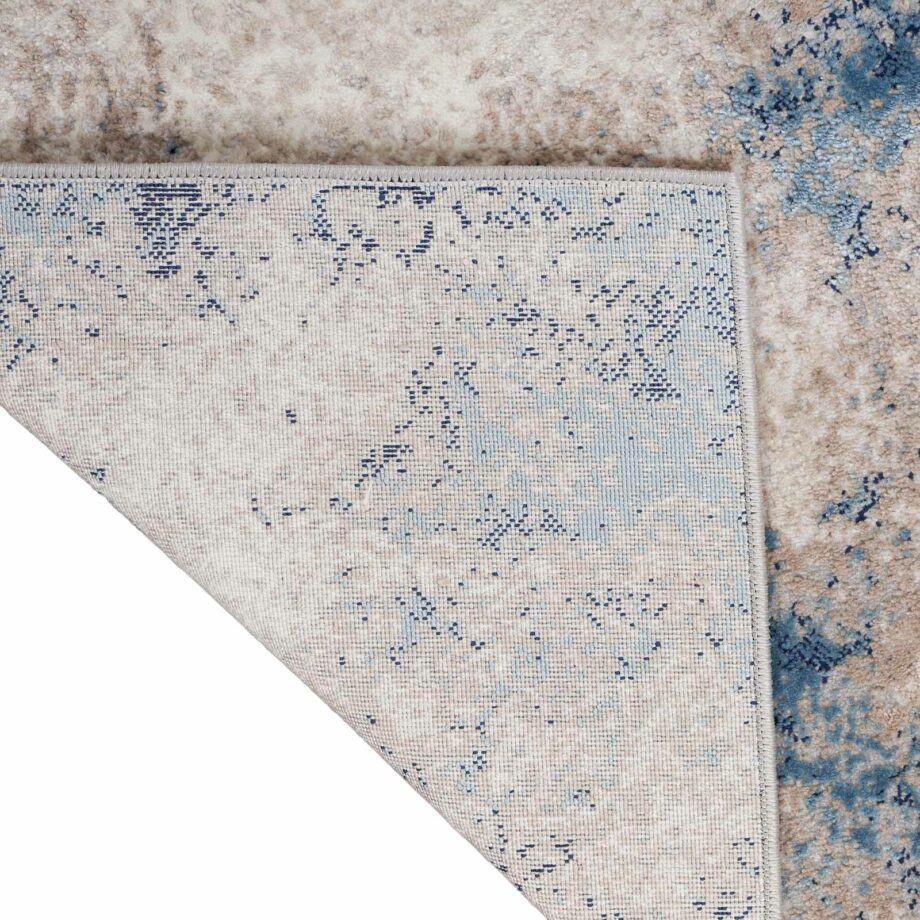 Calvin Klein rug Infinity CK022 IFN05 IVGBL IVORY GREY BLUE 5x7 099446079305 CRB