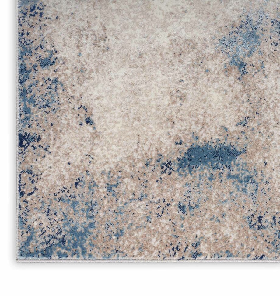 Calvin Klein rug Infinity CK022 IFN05 IVGBL IVORY GREY BLUE 5x7 099446079305 CRW