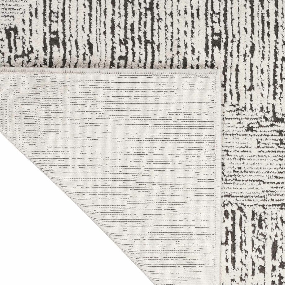 Calvin Klein rug Irradiant CK024 IRR01 CRMBK CREAM BLACK 5X7 099446129352 CRB