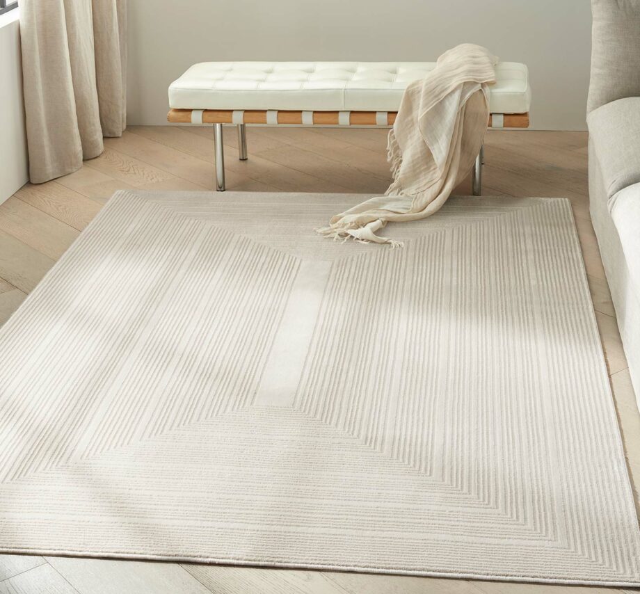 Calvin Klein rug Irradiant CK024 IRR02 IVORY 5X7 099446129567 interior 1