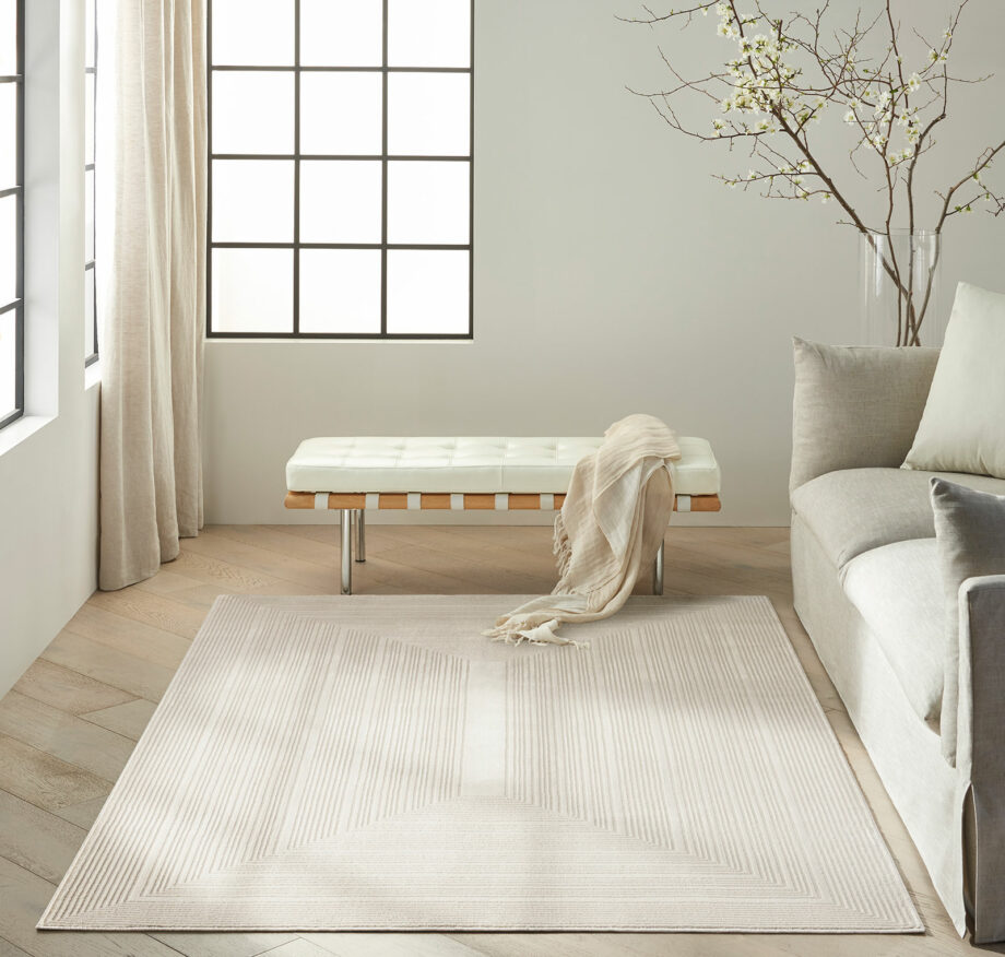 Calvin Klein rug Irradiant CK024 IRR02 IVORY 5X7 099446129567 interior 3