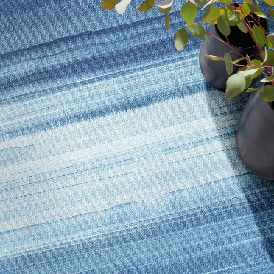 Calvin Klein rug Launder CK031 LDR01 AQUA 5x7 099446914620 interior 2