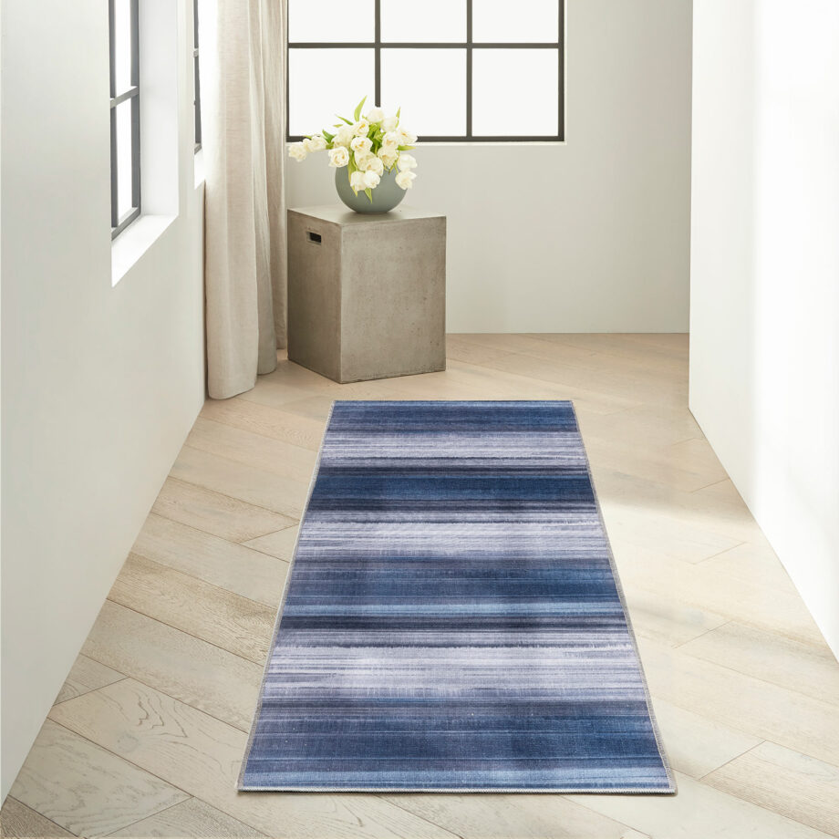 Calvin Klein rug Launder CK031 LDR01 NAVY 2x8 099446914583 interior 1