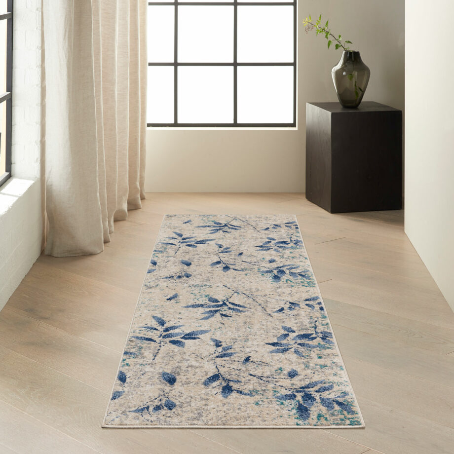 Calvin Klein rug River Flow CK001 RFV03 BGENV BEIGE NAVY 2X7 099446845764 interior