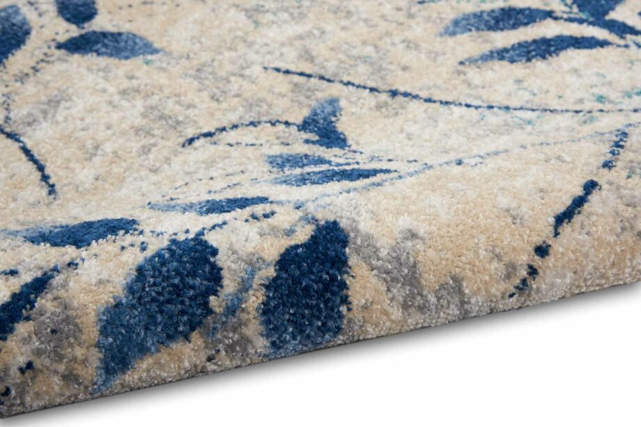 Calvin Klein rug River Flow CK001 RFV03 BGENV BEIGE NAVY 5X7 099446842503 TX01