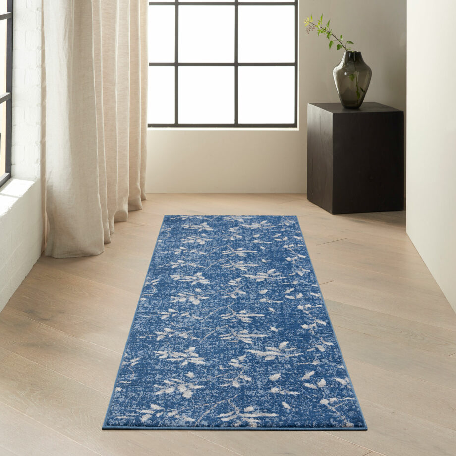 Calvin Klein rug River Flow CK001 RFV03 NAVIV NAVY IVORY 2X7 099446851932 interior