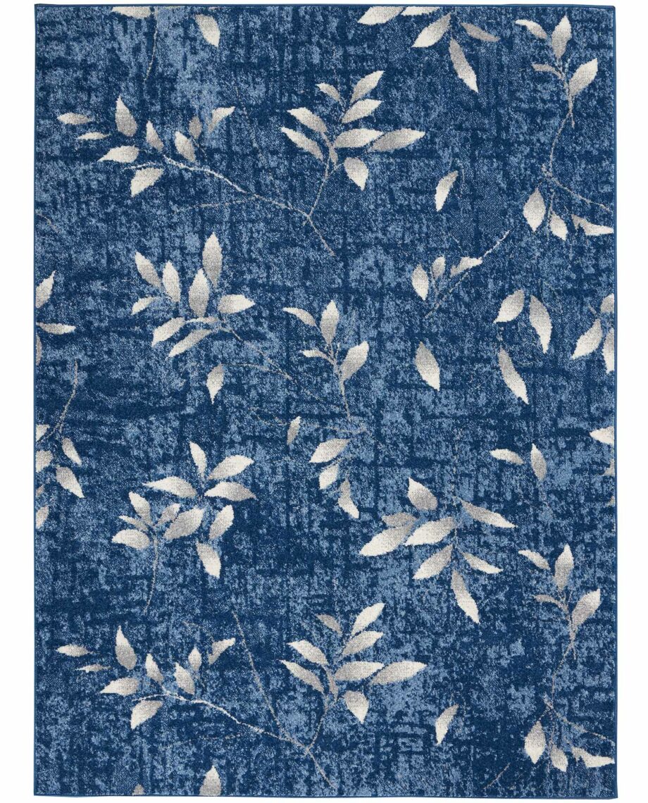 Calvin Klein rug River Flow CK001 RFV03 NAVIV NAVY IVORY 5X7 099446851956