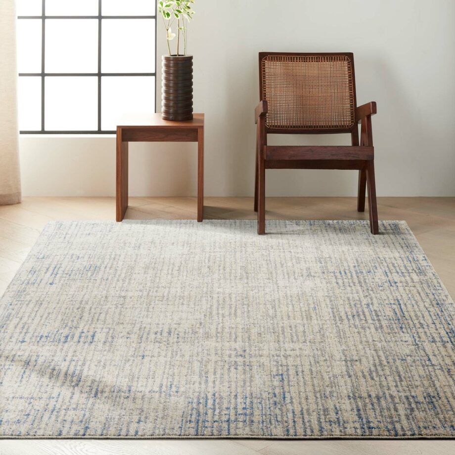 Calvin Klein rug River Flow CK001 RFV04 BGGRY BEIGE GREY 5X7 099446842510 interior