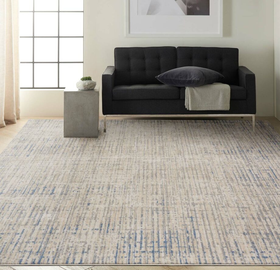 Calvin Klein rug River Flow CK001 RFV04 BGGRY BEIGE GREY 8X10 099446845788 interior