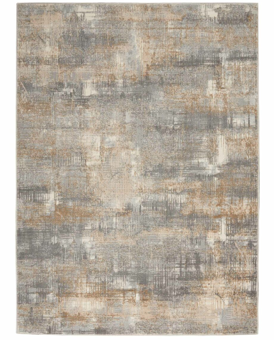 Calvin Klein rug Rush CK950 CK951 GRYBG GREY BEIGE 5X7 099446756701 C