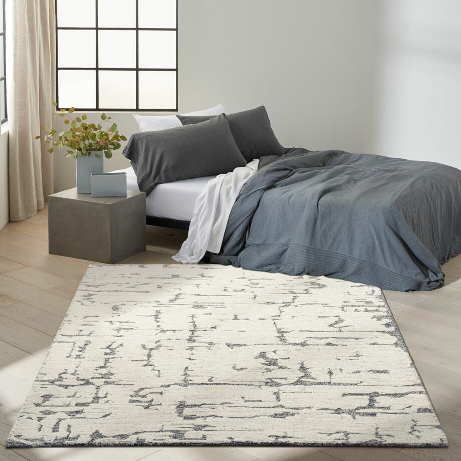Calvin Klein rug Sculptural CK009 SCL01 BLUE 5X7 099446876997 interior 3