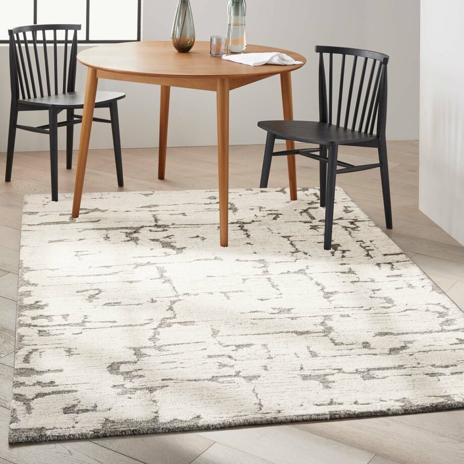 Calvin Klein rug Sculptural CK009 SCL01 GREY 5X7 099446876935 interior 1