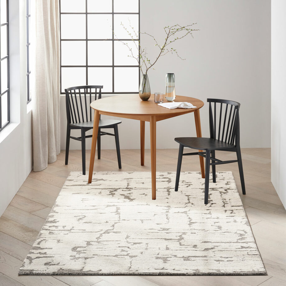Calvin Klein rug Sculptural CK009 SCL01 GREY 5X7 099446876935 interior 3