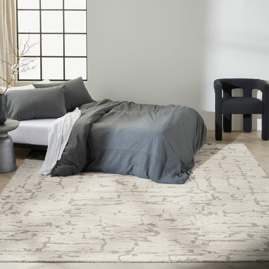 Calvin Klein rug Sculptural CK009 SCL01 GREY 9x12 099446876959 interior 3