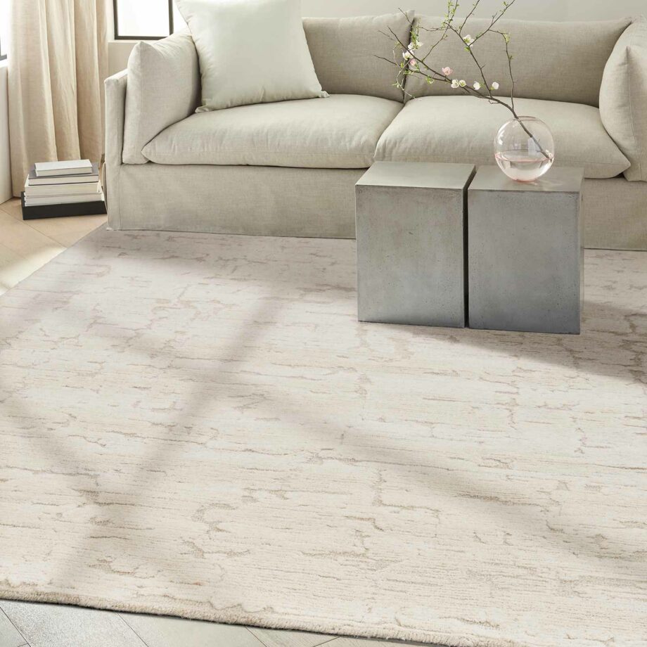 Calvin Klein rug Sculptural CK009 SCL01 IVORY 9x12 099446876928 interior 1