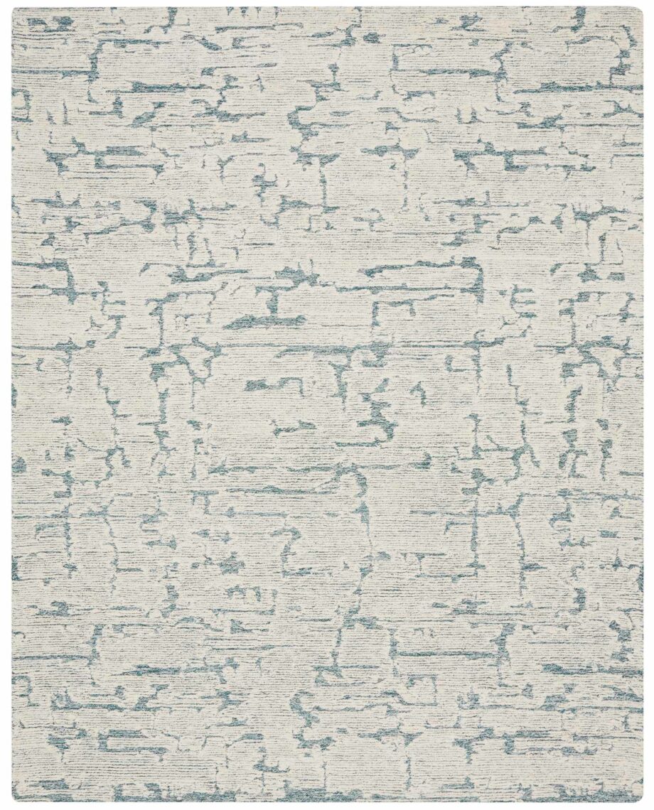 Calvin Klein rug Sculptural CK009 SCL01 TEAL 9x12 099446876980