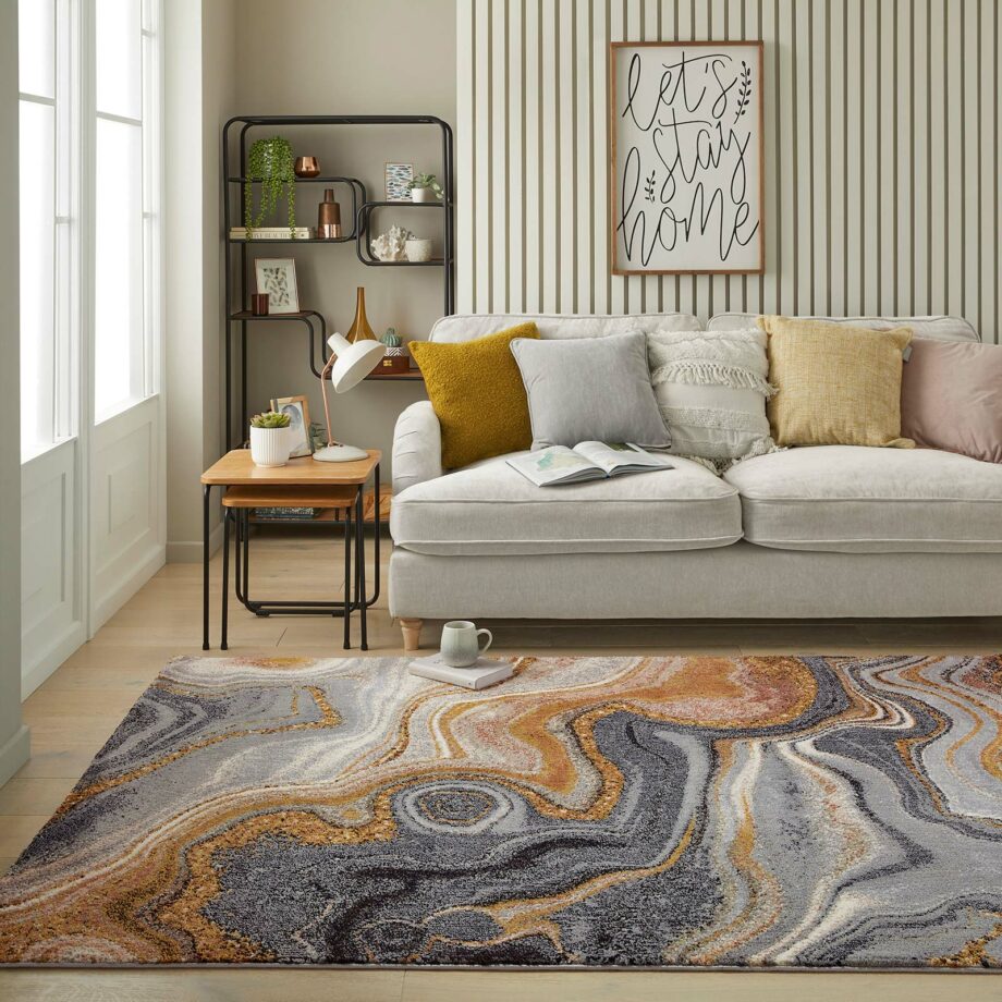 Concept Looms rug Amara AMA107 BLUE BRONZE 220x160 0639059104270 5