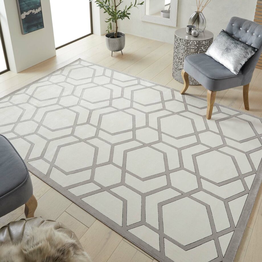 Concept Looms rug Lugano LUG04 IVLTGRY 230X160 0639059103334 7
