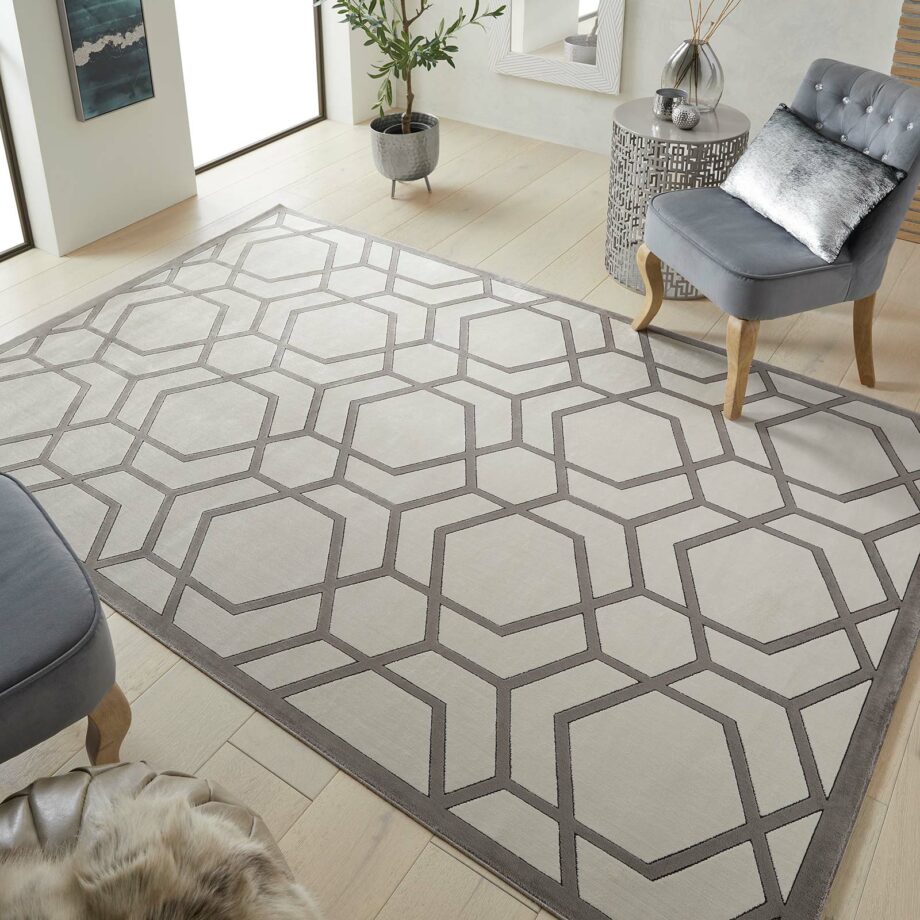 Concept Looms rug Lugano LUG04 IVLTGRY 230X160 0639059103334 8
