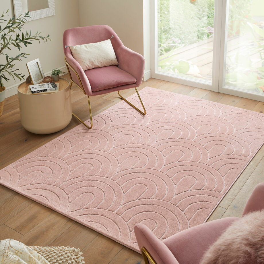 Concept Looms rug Maze MAZ103 DUSTY PINK 220X160 5430446528236 5