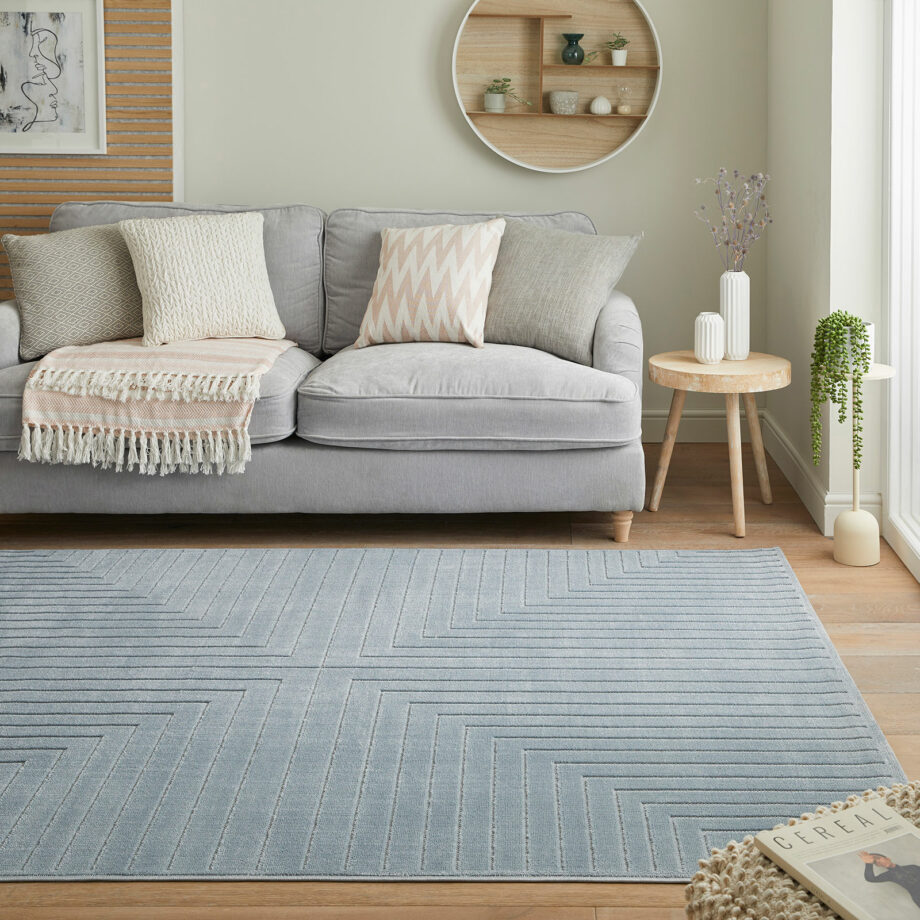Concept Looms rug Maze MAZ104 BLUE 220X160 5430446528274 5