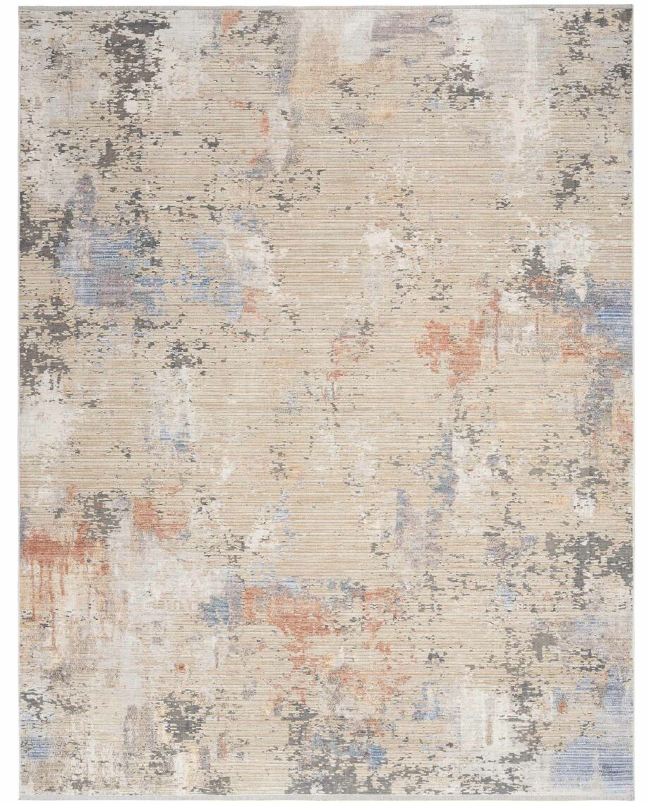 Nourison rug Abstract Hues ABH01 BGEGY BEIGE GREY 5X8 099446905956
