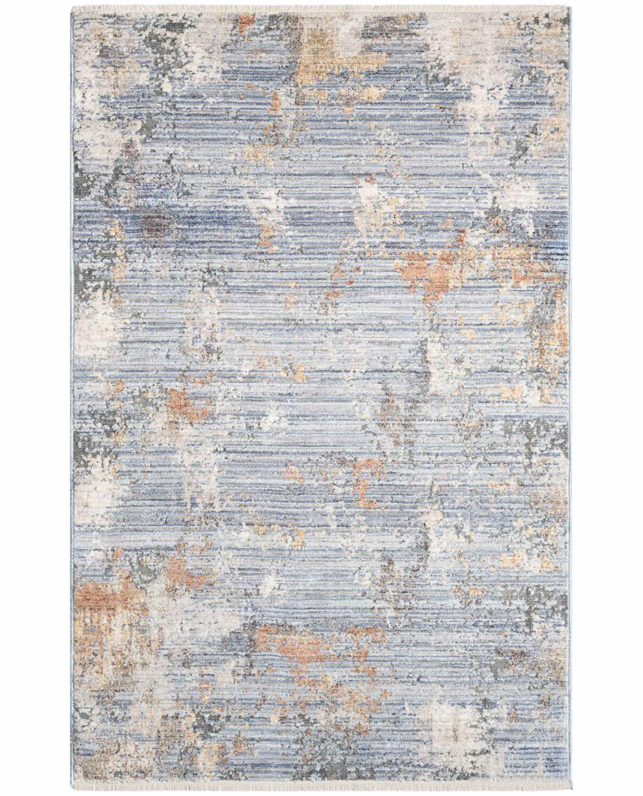 Nourison rug Abstract Hues ABH01 GRYBL GREY BLUE 3x5 099446906014