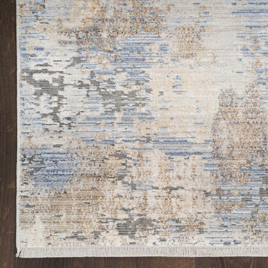 Nourison rug Abstract Hues ABH01 GRYBL GREY BLUE 5X8 099446906021 CR