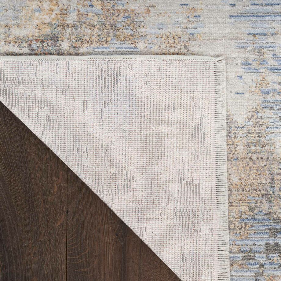 Nourison rug Abstract Hues ABH01 GRYBL GREY BLUE 5X8 099446906021 CRB