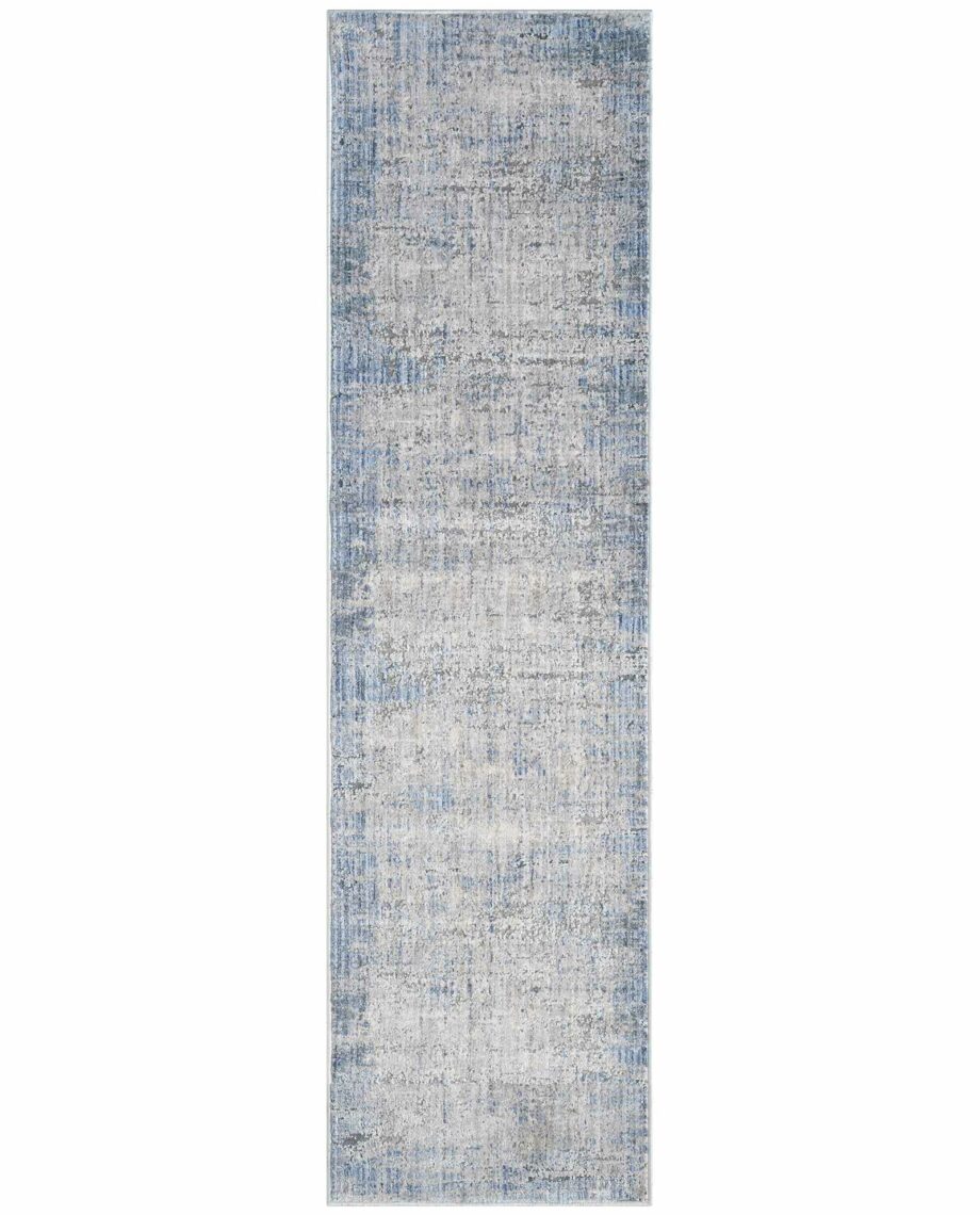 Nourison rug Abstract Hues ABH02 BLGRY BLUE GREY 2x8 099446906304