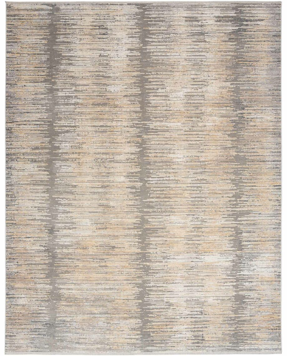 Nourison rug Abstract Hues ABH03 GRYGD GREY GOLD 5X8 099446906410