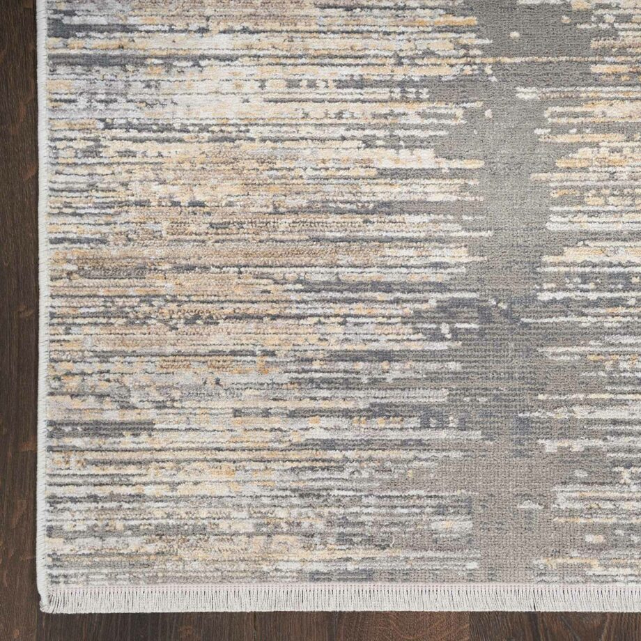 Nourison rug Abstract Hues ABH03 GRYGD GREY GOLD 5X8 099446906410 CR