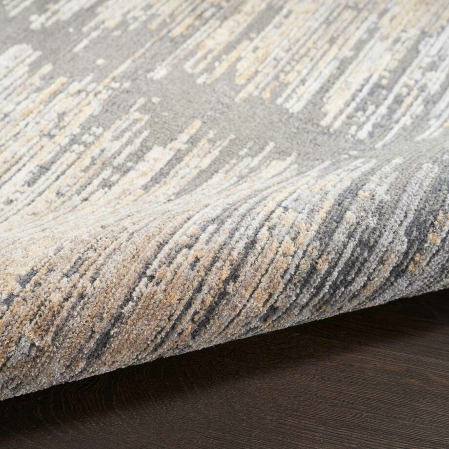 Nourison rug Abstract Hues ABH03 GRYGD GREY GOLD 5X8 099446906410 TX01