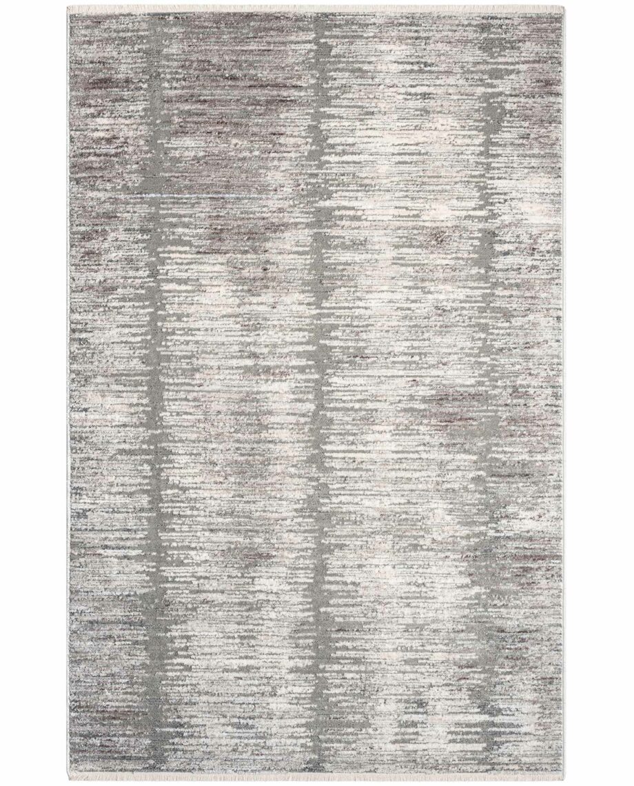 Nourison rug Abstract Hues ABH03 GRYWT GREY WHITE 3x5 099446906472