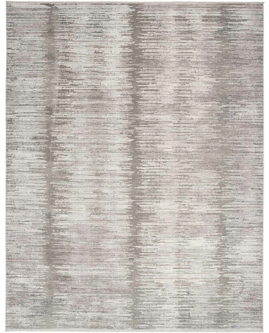 Nourison rug Abstract Hues ABH03 GRYWT GREY WHITE 5X8 099446906489