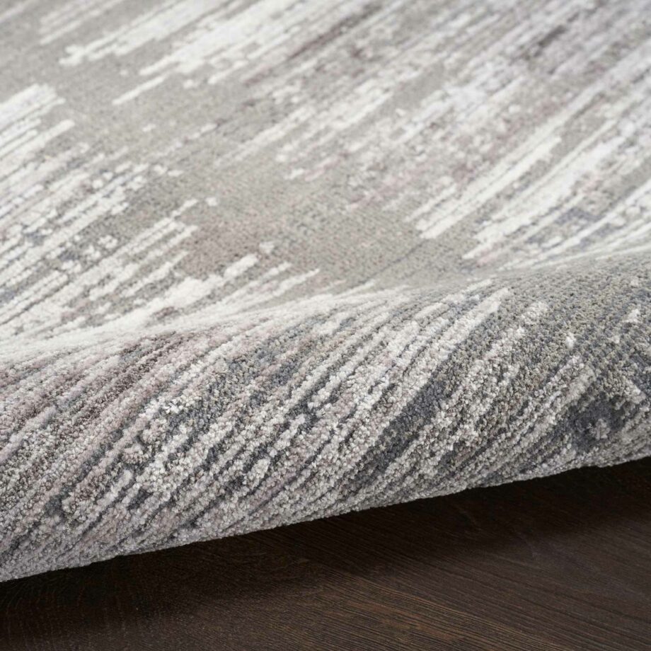 Nourison rug Abstract Hues ABH03 GRYWT GREY WHITE 5X8 099446906489 TX01
