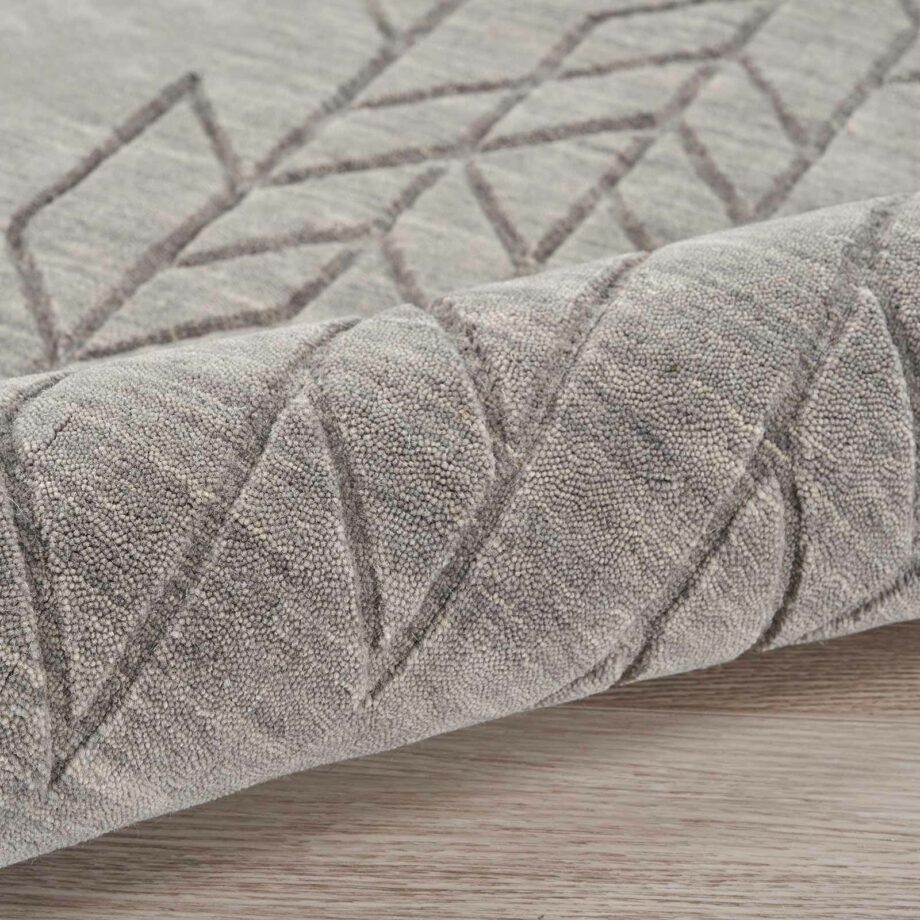 Nourison rug Alessia ALE01 GREY 5x8 099446901934 TX01