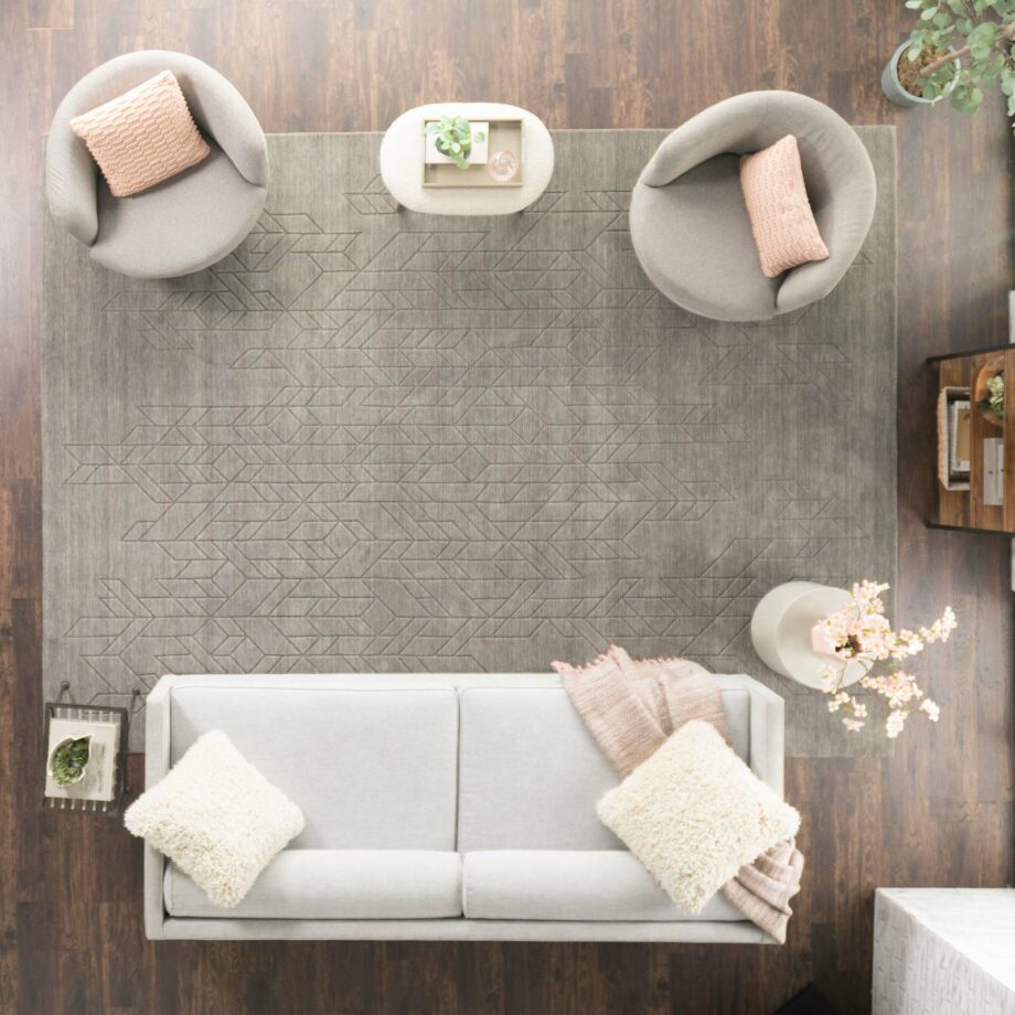 Nourison rug Alessia ALE01 GREY 8x10 099446901750 interior 4