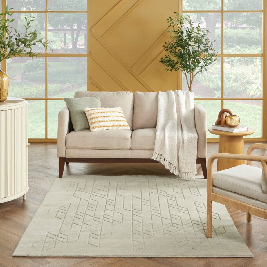 Nourison rug Alessia ALE01 SAGE 5x8 099446901866 interior 3