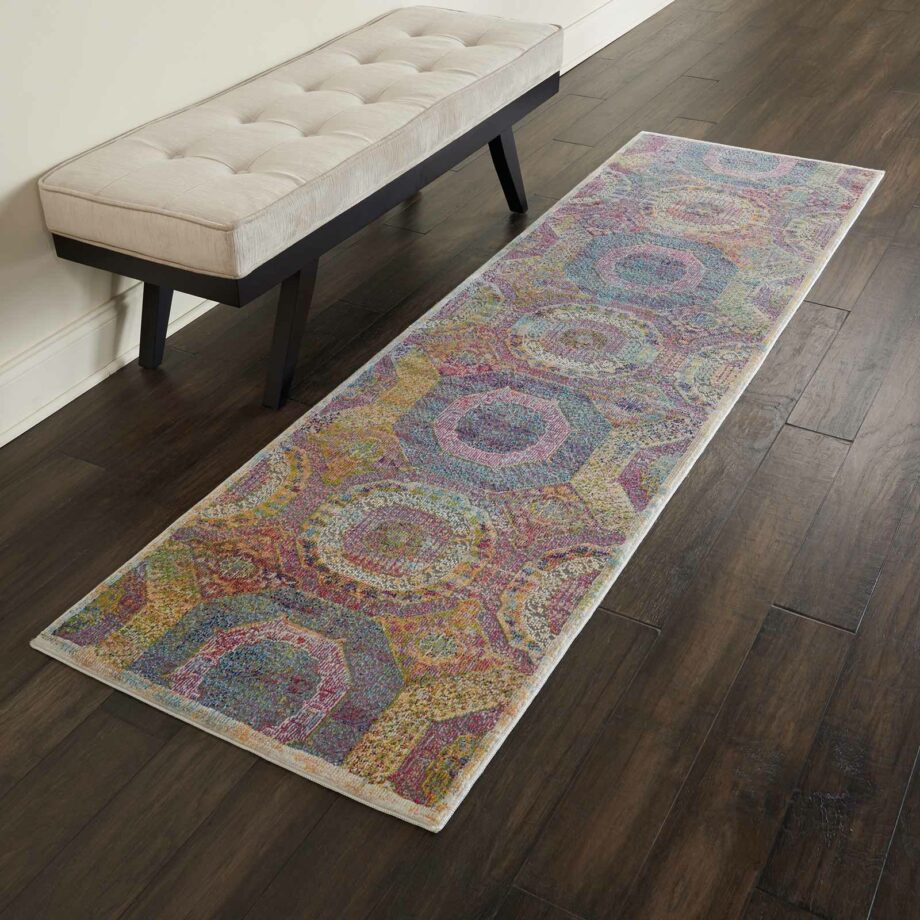 Nourison rug Ankara Global ANR05 MULTI 2x6 099446456885 interior 1