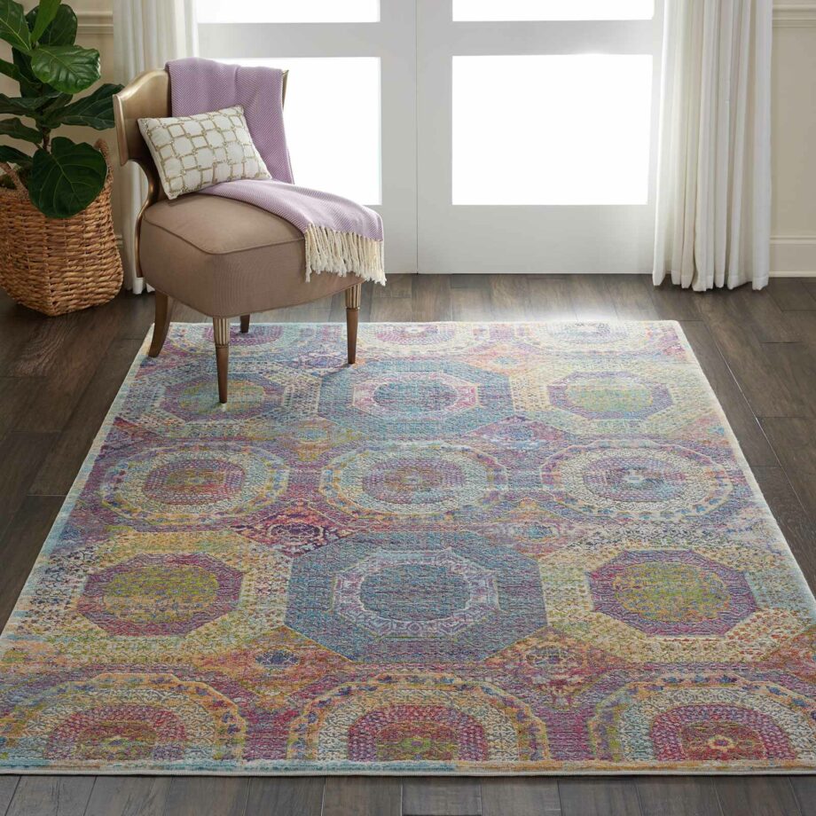 Nourison rug Ankara Global ANR05 MULTI 5X7 099446456939 interior 1 C