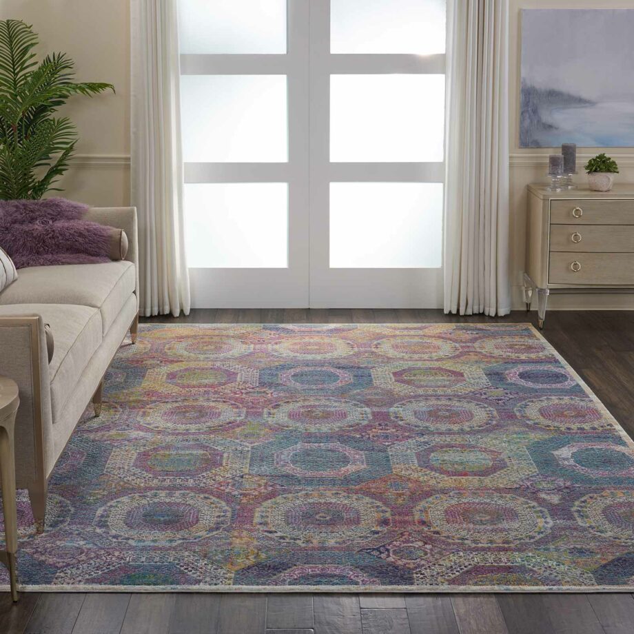 Nourison rug Ankara Global ANR05 MULTI 9x12 099446456960 interior 1