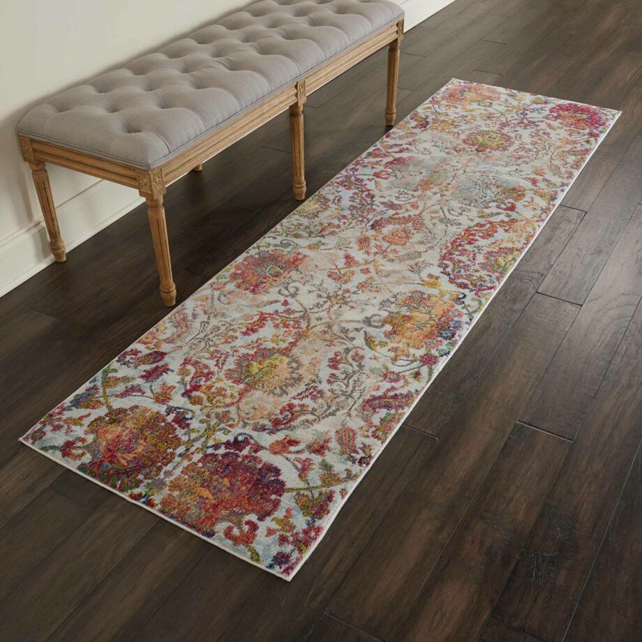Nourison rug Ankara Global ANR06 IVORG 2x6 099446457189 interior 1