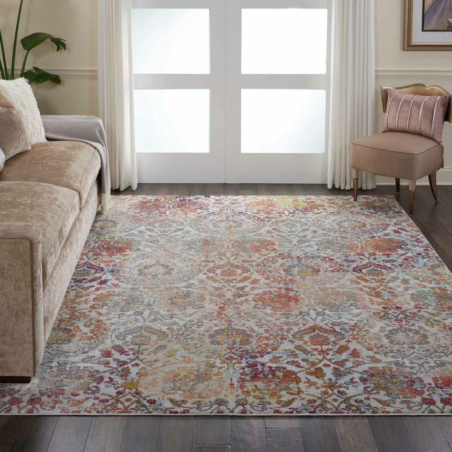 Nourison rug Ankara Global ANR06 IVORG 9x12 099446457288 interior 1