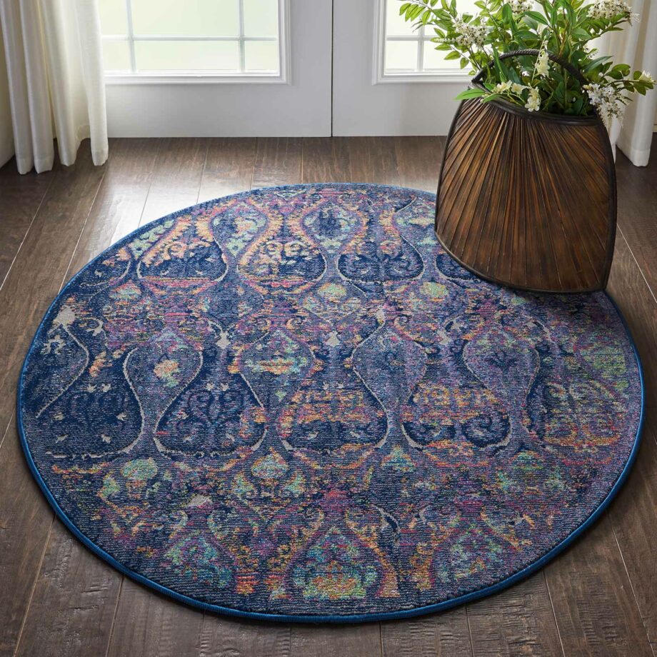 Nourison rug Ankara Global ANR08 NVMTC 4xRND 099446457455 interior 1 C