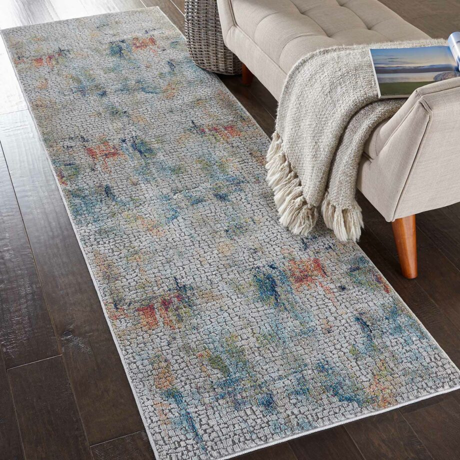 Nourison rug Ankara Global ANR09 IVORY MULTI 2x6 099446474858 interior 1 C