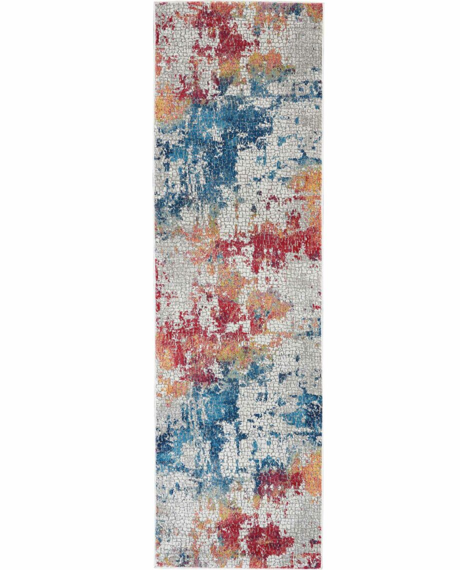 Nourison rug Ankara Global ANR10 MULTI 2x6 099446474940 flat C