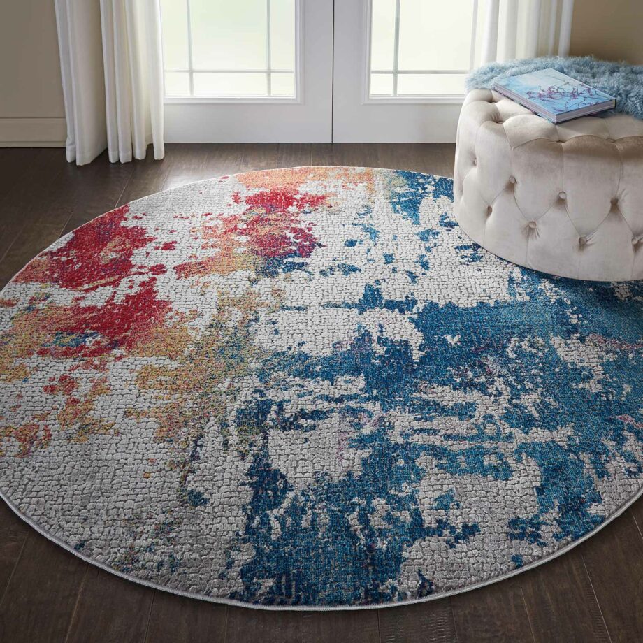 Nourison rug Ankara Global ANR10 MULTI 4xRND 099446474964 interior 1 C
