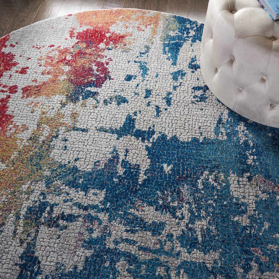 Nourison rug Ankara Global ANR10 MULTI 4xRND 099446474964 interior 3 C